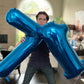 Navy Blue Number 17 Balloon 40 Inch, 17 Number Balloon, 17Th Navy Blue Birthday Decorations, 17 Year Old Girls Boys Blue Party S