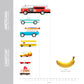 Candycar Wooden Diecast Collection - Sheriff Truck, Premium Handcrafted Beech Wood Toy Car