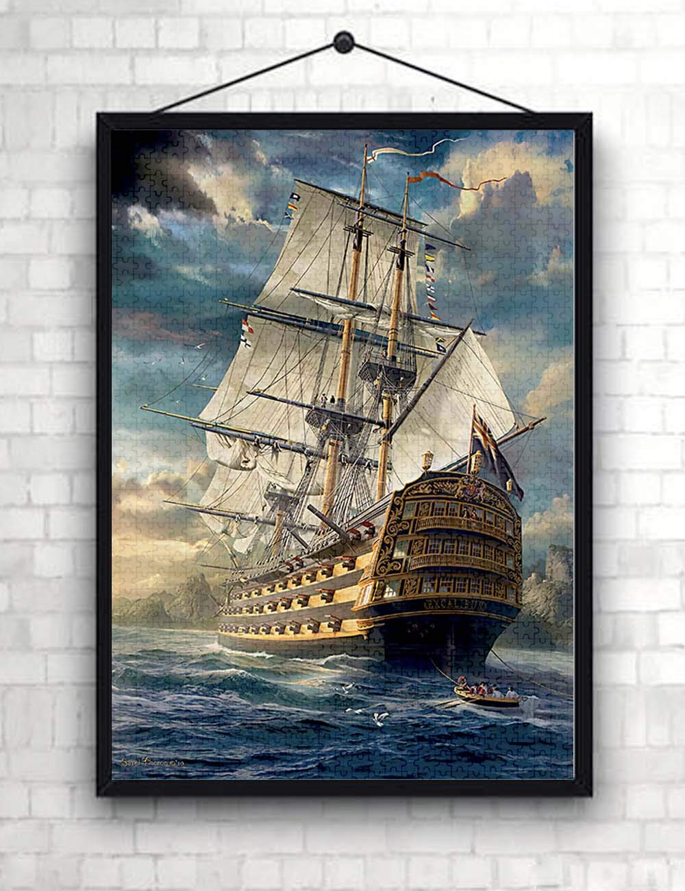 Dxles 1000 Piece Jigsaw Puzzle - The Great Voyage, Educational Toy for Adults & Kids, Durable Paperboard, Model W002