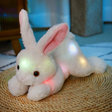 Specialyou Light Up Plush Bunny Rabbit Stuffed Animal Rabbit Plushie Toy Glow In The Dark Bedtime Companion Easter Bunny Gift For Kids, 14’’Best Gifts For Easter Day(Led)