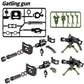 MaozyHomie Toy  Accessories  Pack Military U.S 5 Types Heavy Weaponry Toys Military Equipment Battle Blocks Bricks Compatible with Major Brand  3 Years Old and up