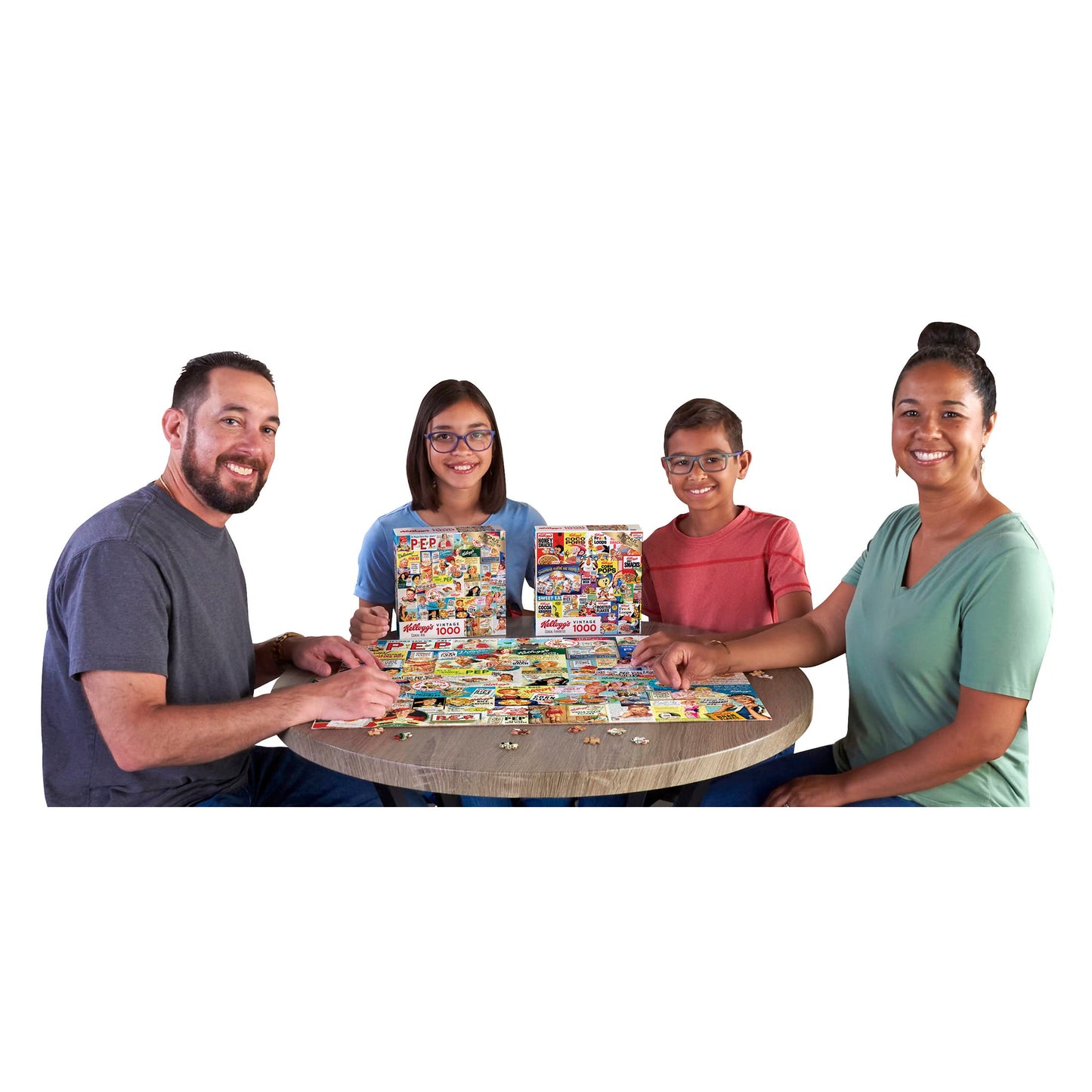 RoseArt 1000 Piece Jigsaw Puzzle - Kellogg's Cereal Ads - Multi-colored - Model 6130ZZD - Paper Material