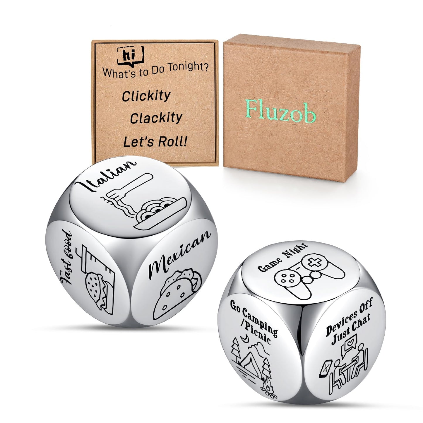 Funny Valentines Day Gifts for Him Boyfriend Husband Her Wife Girlfriend Anniversary Birthday Women Men Date Night Dice Gag Gift