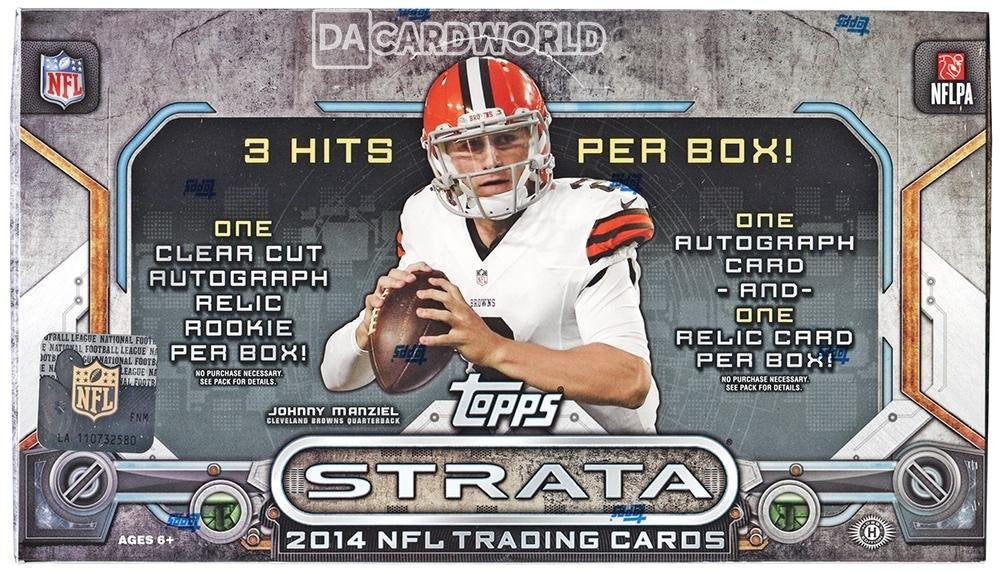 Topps 2014 Strata Nfl Trading Cards Hobby Box