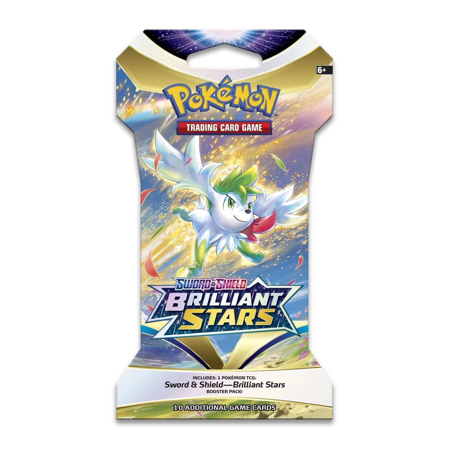 Pokemon decorative replica blade and Shield Brilliant Stars (8) Sleeved Booster Packs Sealed