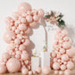 Pastel Orange Balloons In Different Sizes 5 10 12 18Inch-134Pcs Pastel Orange Balloons For Garland Arch