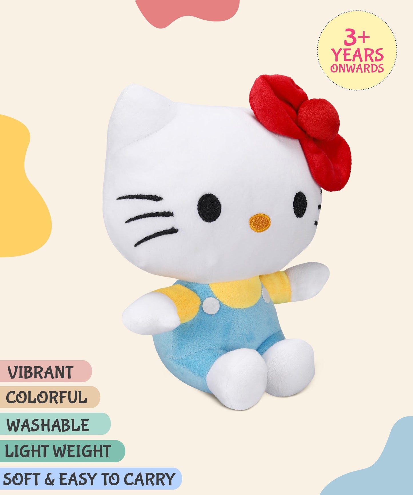 Hello Kitty In Yellow And Blue Dungree