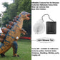 Wittocs Transparent Costume Fan Mini Blower Fan For Dinosaur Halloween Inflatable Blow Up Costume(Upgraded Version)