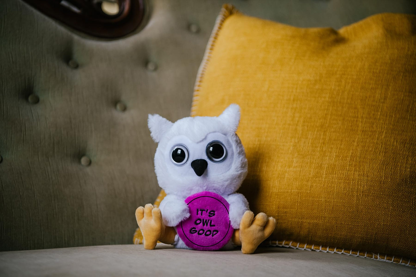 Punchkins Owl Plushie - It'S Owl Good Sassy Plush, Gift For Animal Lovers, Cute Plush Toy For Gifting