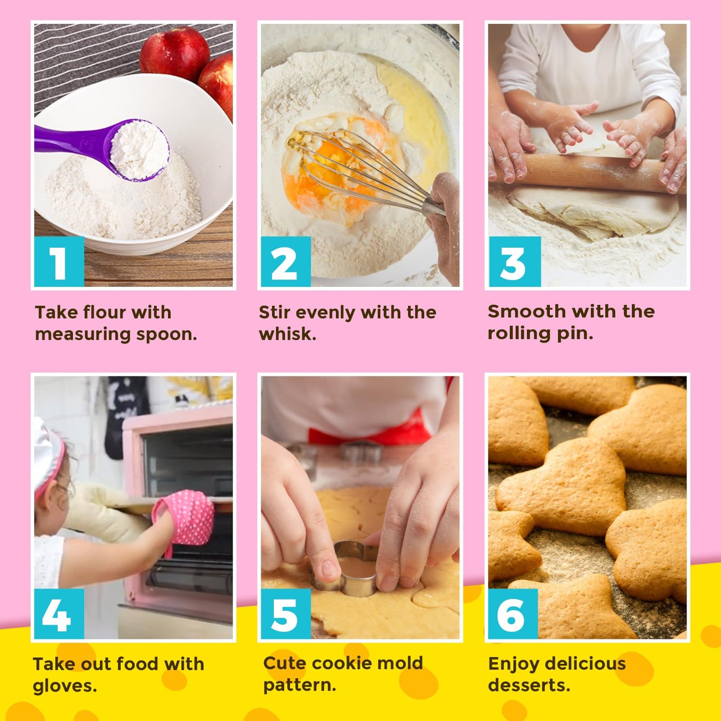 Kids Apron Kitchen Toys 20Pcs: Educational Toys Cooking Baking Set with Cookbook, Kids Chef Hat Role Play Dress up Clothes, Idea