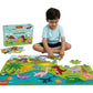 Shumee My Jumbo Floor Puzzle  Dinosaur Adventure | 48Piece Jumbo Jigsaw Floor Puzzle For Kids Age 3+ Years | Educational Puzzl