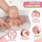 IVITA 12 inch Lifelike Eye Closed Reborn Silicone Baby Dolls Platinum Full Silicone Baby Doll Sleeping Realistic Newborn Baby Do