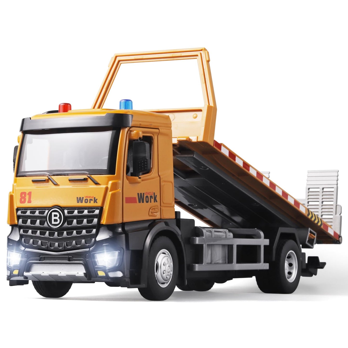 OANMYJJO Tow Truck Toys for Boys Metal Diecast Tow Truck Model