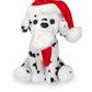 Plushland Xmas Pawpal with Santa Hat Stuffed Animals Plush Puppet Dog 8 Inches for Kids - A Perfect Christmas Day Gift on This Holiday for Babies (New Christmas Dog Assortment)