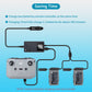 Hanatora LCD Battery Car Charger for DJI Air 2S,Mavic Air 2 Drone, Charge (2xUSB + 1 x Battery),12v Rapid Charging Hub Accessori