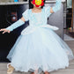 SNDSHOP Cinderella Princess Dress Costume for Toddler Girls Halloween 2-11T