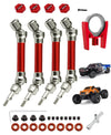 RCMYou Drive Shaft CVD Axles & Center Driveshaft High Speed Support Upgrades Part for 1/10 Arrma Senton Granite 3s Blx & Mega550