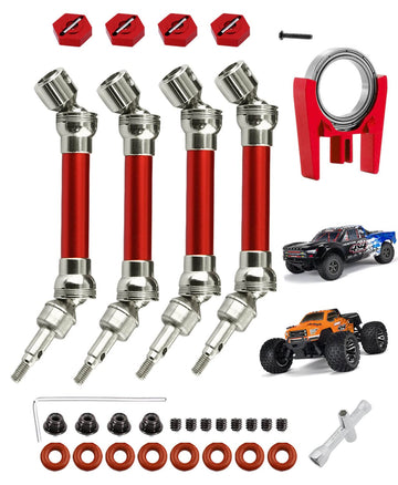 RCMYou Drive Shaft CVD Axles & Center Driveshaft High Speed Support Upgrades Part for 1/10 Arrma Senton Granite 3s Blx & Mega550