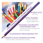 Pun Labs Rolling Tones Colored Pencil Set - 12 Multicolor Pencils with Foil-Stamped Band References, Ideal for Music Lovers