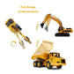 Gemini&Genius Construction Vehicle Toys Set - 1/50 Scale Dump Truck & Excavator, Heavy Metal, Kids Toy, Decorative - Excavator and Truck Suit