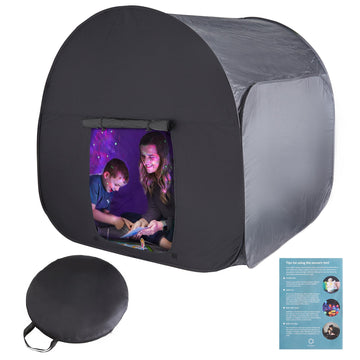 Sensory Tent | Calming Hideout For Kids | Sensory Den | Pop-Up Tent | Blackout Tent | Sensory Play Tent | Indoor Tent | Easy To Setup | Helps With: Spd, Anxiety, Adhd, Autism & More | Double Size