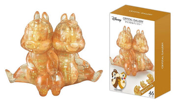 Hanayama Chip & Dale Crystal Gallery 3D Jigsaw Puzzle 46 Piece