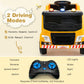 Costzon Ride On Car, 12V Battery Powered Recycling Garbage Truck W/Remote Control, Warning Lights, Music, Horn, 6 Recycling Acce