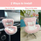 NUJOLI La-bubu Car Seat with Soft Furry Cushion for 10-17cm Dolls, La-bubu Accessories, Car Air Vent Decor, Includes Seat Leg fo