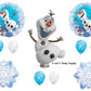 NEW!! OLAF SNOWFLAKES Balloons Birthday party Decoration Supplies Frozen Elsa