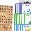 Fashion My Day Spelling Games with 100 Alphabet Blocks Montessori Toy for Kindergarten Kids