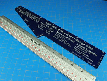 Litko Movement & Shooting Gauge | Compatible With Warhammer 8Th Edition | Turn Sequence | Shooting | Charge | Wound (Translucent