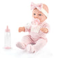 eDollable 12 Inches Realistic Baby Doll Playset in Gift Box Includes Pacifier, Bottle, and Soft Blanket, Newborn Baby Doll Toy f