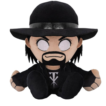 Bleacher Creatures WWE The Undertaker 8" Plush Toy - Soft Chibi Design, Crystal Velboa Material, Collectible Wrestling Figure