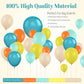 FunHot Here Comes The Son Balloon Arch Kit - Blue, Yellow, Orange Latex Balloons, Model B188-29E, Perfect for Boy Birthday & Baby Shower Decorations