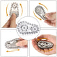 Gatwey Sprockets Chain Fidget Toys Metal Sensory Bike Chain Gears Fidgets Spinner For Adults Edc Novelty Toy Pack Pocket Size For Anxiety Relieve Boredom Adhd Autism (Gold Plating Sprockets)