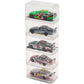 Pioneer Plastics 164C Clear Plastic Display Case For 1:64 Scale Cars, 3.5'' W X 1.625'' D X 1.75'' H (Mailer Box)