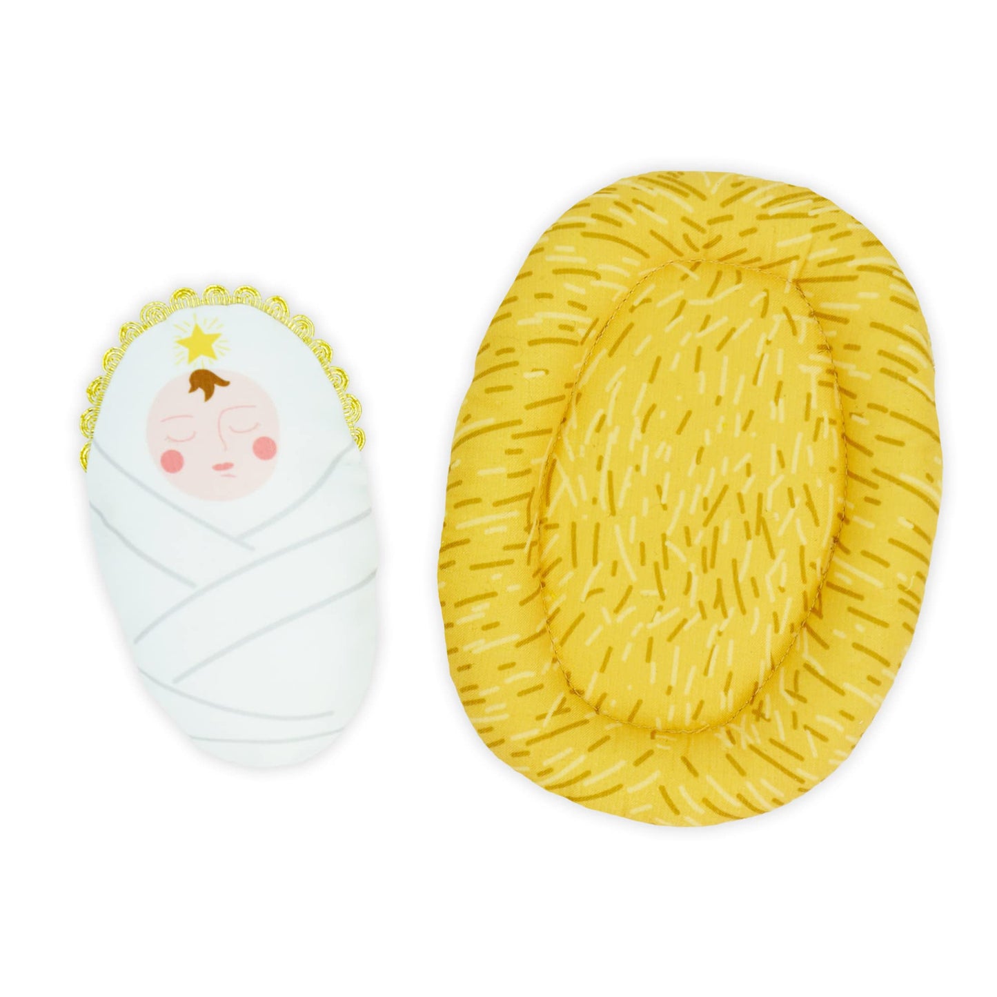 June Garden 14'' Plush Religious Figure - Blessed Virgin Mary And Baby Jesus Playset