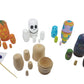 Adventure Awaits! 2-Pack Solid Wood Blank Nesting Doll 5Pc Set