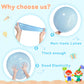 Giant Balloons 36 inch balloons, 4pcs Jumbo Pastel Blue Balloons Large Latex Balloons for Party Decorations, Birthday Decoration