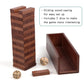 Canuan Wooden Blocks Stacking Games  54PCS Tumbling Tower Game for Kids mature-themed and Families  Wooden Stacking Tower Montessori Toys Tabletop Games Party Games with Storage Box