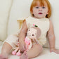 GAGAKU Soft Plush Baby Doll for Girls (12 ) - My First Baby Doll Gift for Girls  Toddlers & Infants  Machine Washable Rag Doll Toy - Cherry Girl