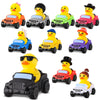 60 Pcs Jeep Ducks Rubber Ducks  2.8 Inch Jeep Ducks for Ducking  30 Rubber Ducks Assortment with 30 Jeeps  Ducks for Jeeps Collection  Valentines Day Birthdays Gifts Party Favors  Baby Bath Toy