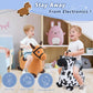 Ekepe Bouncy Hopper Cow & Horse 2 Pcs, Inflatable Hopping Outdoor Ride On Bouncy Animal Play Toys With Pump, Birthday For Kids,
