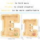 Bitreeworks Letter Piggy Bank, Personalized Wooden Coin Banks, Large Wood Money Peny Bank for Adults (9'', Alphabet E)