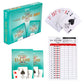 Regal Games Euchre Card Game Set - 2 Pack with Score Sheets for 2-4 Players - Durable Cardstock - Ideal for Family Game Night