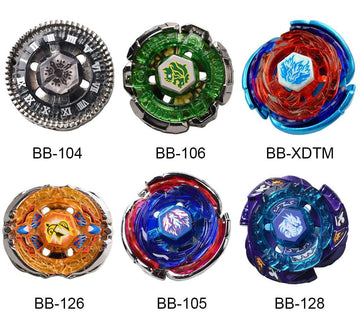 Anliv Art Gyros 6 Pack Bey Burst Battling Tops Metal Fusion Starter Set With Stickers Two Launchers