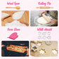 MEIDAYAI Kids Cooking Baking Set , Kids Kitchen Pretend Play Toys, Kids Chef Role Play Costume Set - Chef Hat and Matching Pink