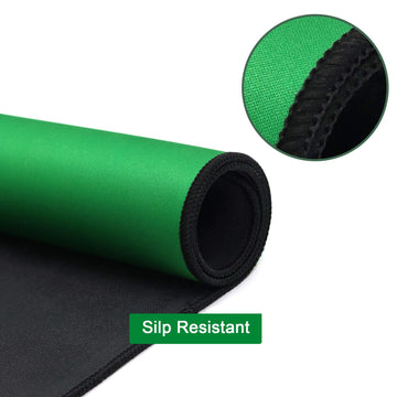Plusvivo Mahjong Mat Anti Slip And Noise Reduction Table Cover For Mahjong Paigow Poker Dominos 32.6' X 32.6'(83Cm X 83Cm) Green