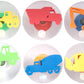 READY 2 LEARN Giant Stampers - Construction Vehicles - Set of 6 - Easy to Hold Foam Stamps for Kids - Arts and Crafts Stamps for