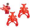 Large 20'' Red Blow-Up Inflatable Lobster Pool Toy Luau Nautical Clam Bake Beach Hawaii Key West Theme Party Decoration (2 Pack)